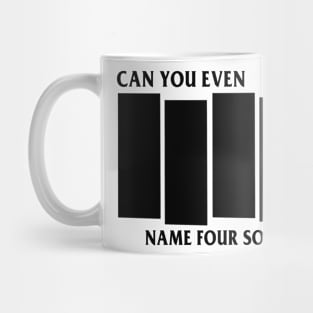 Name four songs Mug